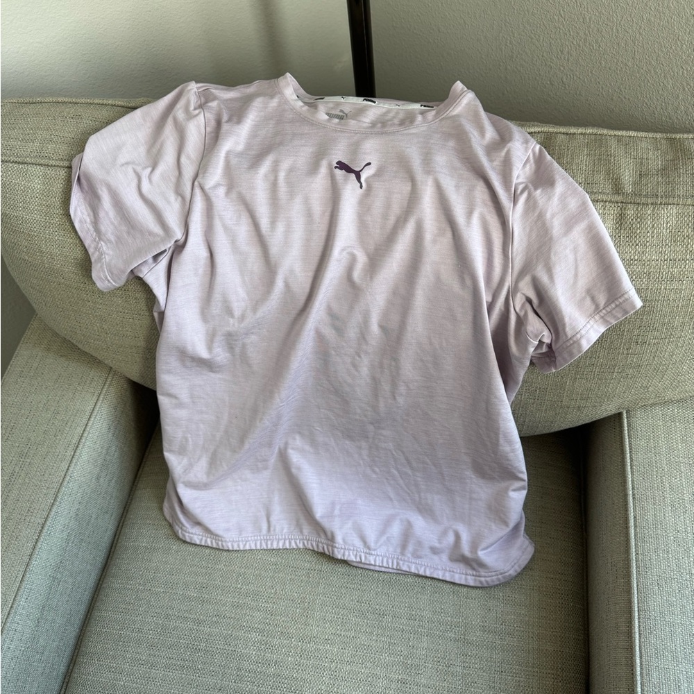 Puma Light Purple Short Sleeve Tee